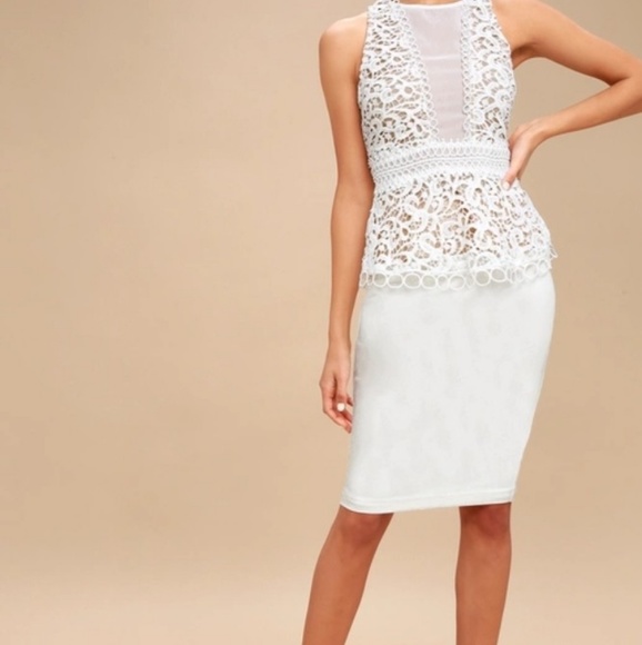 Do+Be💖Lace Peplum Tops - Picture 2 of 8